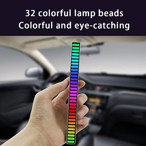أضواء شريط LED RGB مع مصباح الاستلام والتحكم بالصوت 🌈💡🔊