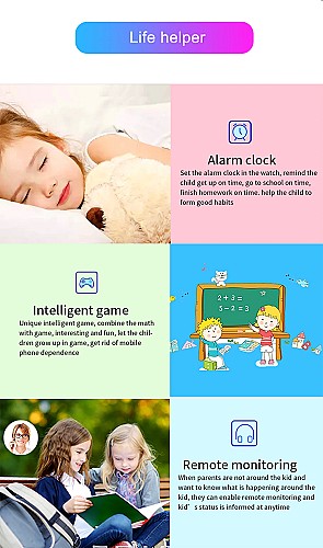 ساعة ذكية للأطفال Q19 مع تقنية تحديد المواقع LBS ومقاومة للماء ⌚🧒