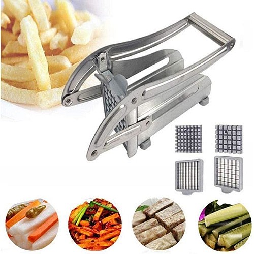 قطاعة البطاطس من الفولاذ المقاوم للصدأ 🍟⚙️
