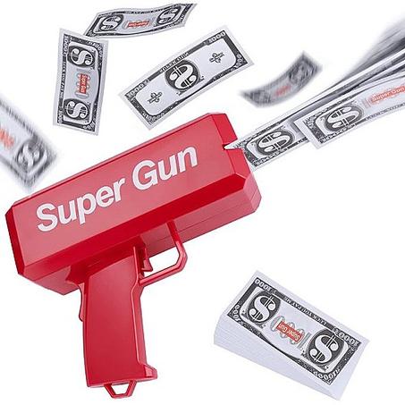 آلة رش النقود/النقود النقدية الخارقة 🤑💸🔫