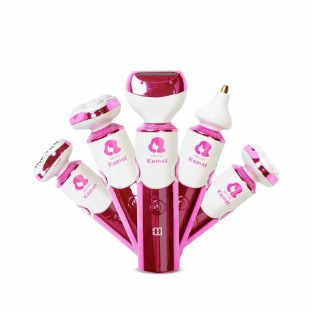🌟 Découvrez l'Épilateur Électrique 6 en 1 pour Femme de Kemei! 💖 - Modèle KM-2192