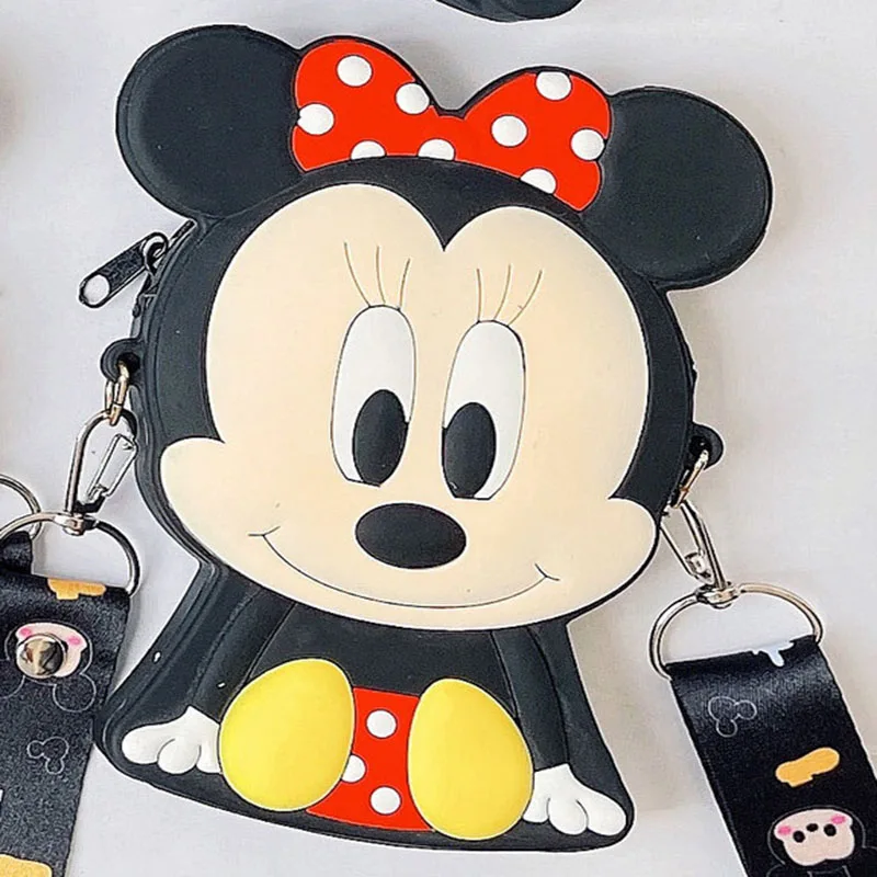 🎒🐭حقيبة ديزني ستيلالو ميكي ماوس وميني ماوس من السيليكون
