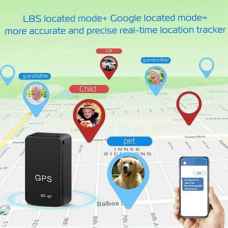 جهاز تعقب GPS صغير الحجم GF07 لتتبع السيارات بشكل فوري🚗📍 مع مغناطيس قوي للتثبيت