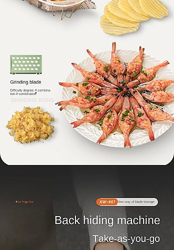 قطاعة متعددة الوظائف لرقائق البطاطس والخضار🥔🔪