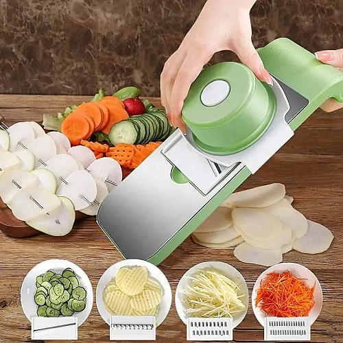 قطاعة متعددة الوظائف لرقائق البطاطس والخضار🥔🔪