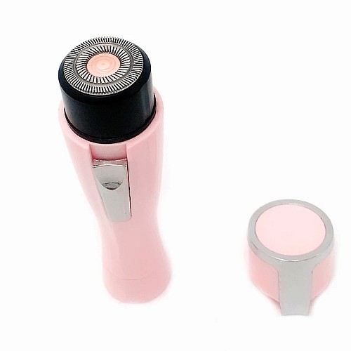 💇‍♀️✂️ ماكينة الحلاقة البديلة للسيدات Kemei Mini المحمولة ذات الشفرتين