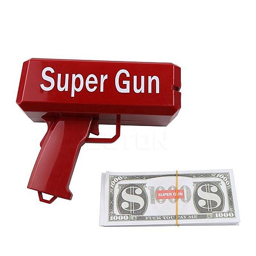 آلة رش النقود/النقود النقدية الخارقة 🤑💸🔫