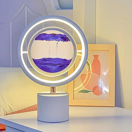LED ضوء ليلي💡🏞️🌀 مبتكر تقنية بالرمال المتحركة