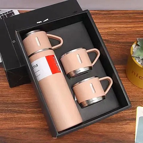 💼🔋 طقم فلاش فاكيوم - 3 كوب - 500 مللى 💧🥤