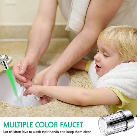 صنبور LED حساس لدرجة الحرارة! 💡🚿 لتوفير المياه وتجربة حمام مطبخ مميزة.