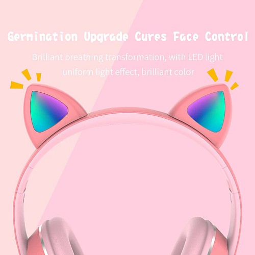 🐱🎧 سماعة الرأس بتصميم آذان القطة