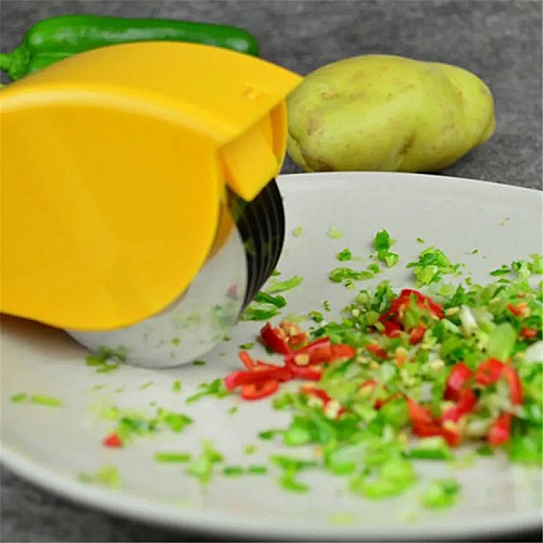 قطاعة خضروات 🥕🔪للمطبخ بشفرة من الفولاذ المقاوم للصدأ