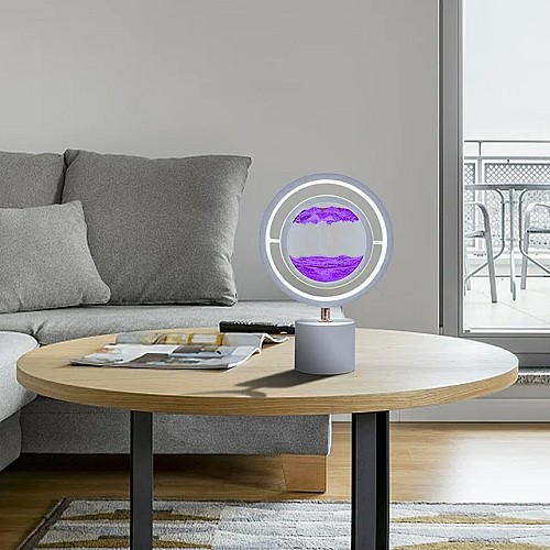 LED ضوء ليلي💡🏞️🌀 مبتكر تقنية بالرمال المتحركة