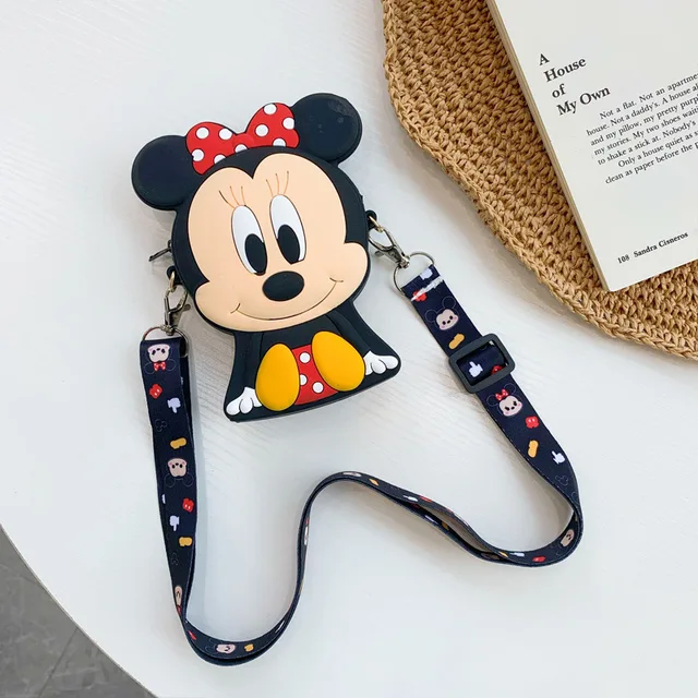 🎒🐭حقيبة ديزني ستيلالو ميكي ماوس وميني ماوس من السيليكون