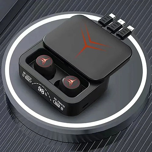 سماعات لاسلكية TWS M88 بغطاء منزلق، مخصصة للألعاب 🎮🎧