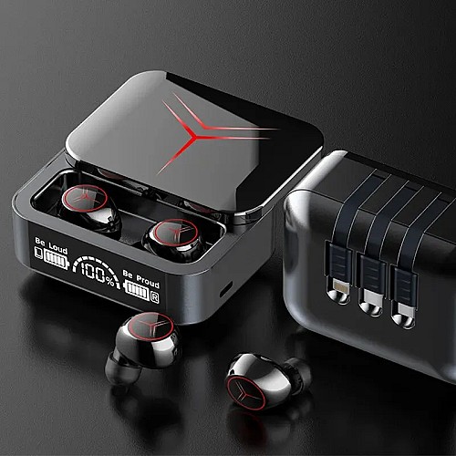سماعات لاسلكية TWS M88 بغطاء منزلق، مخصصة للألعاب 🎮🎧
