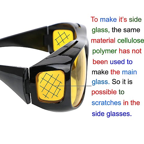 نظارات قيادة HD Vision Wrap Around للقيادة كما يُظهر على التلفزيون 🕶️🚗