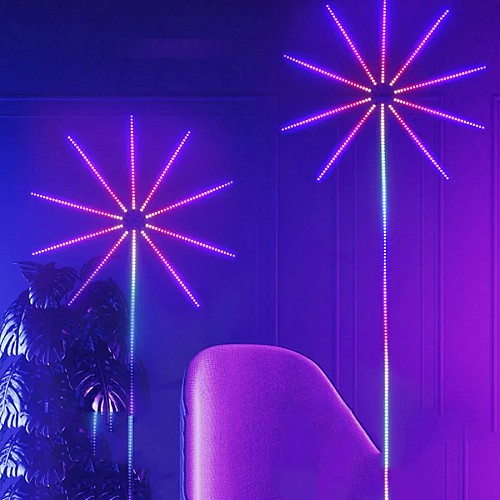 أضواء شرائط LED RGB بتحكم عبر تطبيق Bluetooth لتأثيرات الألعاب النارية 🎆💡