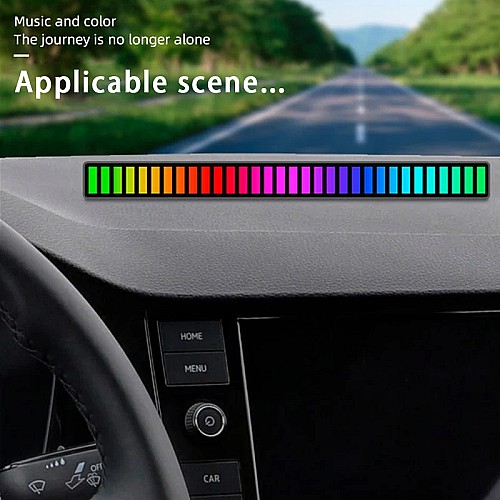 أضواء شريط LED RGB مع مصباح الاستلام والتحكم بالصوت 🌈💡🔊