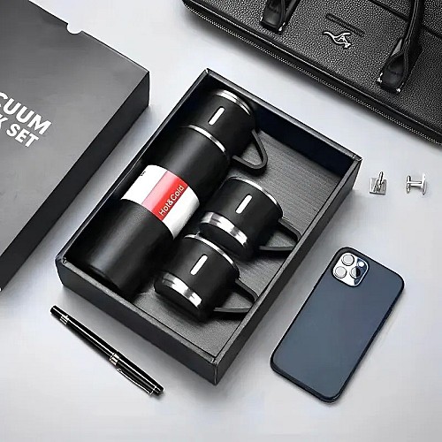 💼🔋 طقم فلاش فاكيوم - 3 كوب - 500 مللى 💧🥤