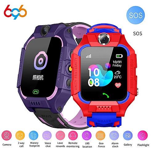 ساعة ذكية للأطفال Q19 مع تقنية تحديد المواقع LBS ومقاومة للماء ⌚🧒