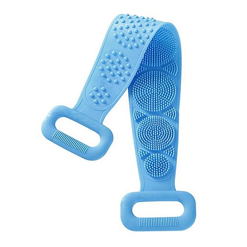فرشاة استحمام خلفية🚿🧼🪒 للحمام من السيليكون، فرشاة تنظيف الجسم