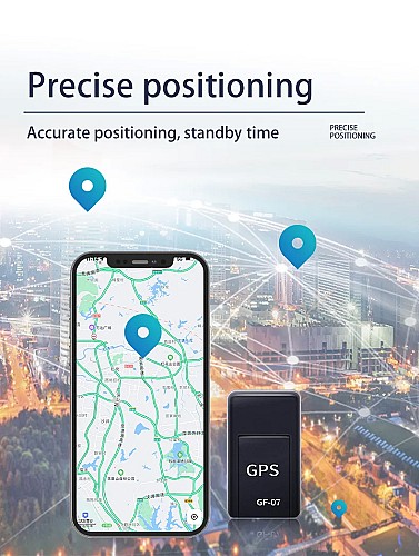 جهاز تعقب GPS صغير الحجم GF07 لتتبع السيارات بشكل فوري🚗📍 مع مغناطيس قوي للتثبيت