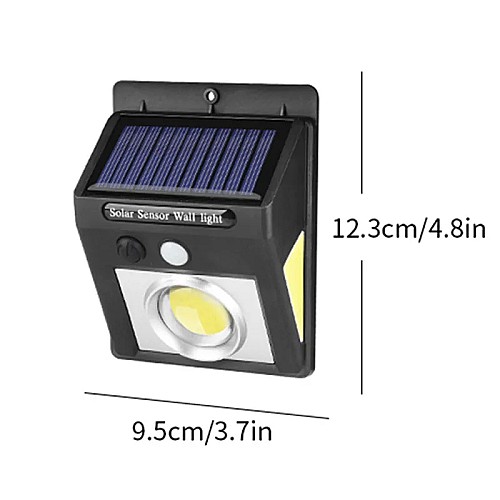 أضواء شمسية مدعومة بتقنية LED للأمان مع مستشعر الحركة للاستخدام الخارجي 🌞💡🏡