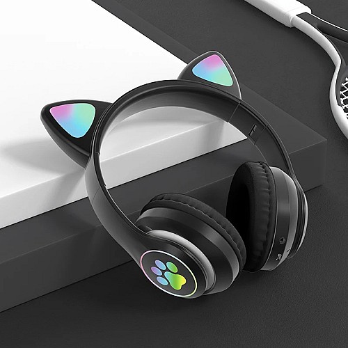 🐱🎧 سماعة الرأس بتصميم آذان القطة