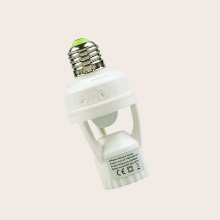 حامل المصباح مستشعر الحركة