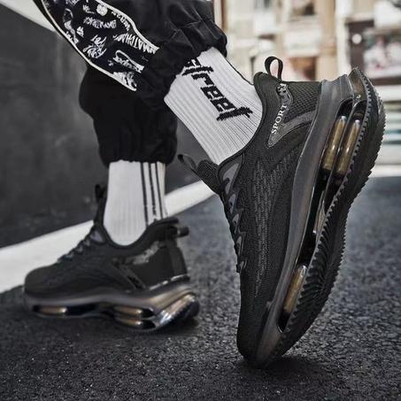 Baskets décontractées respirantes à double coussin d'air