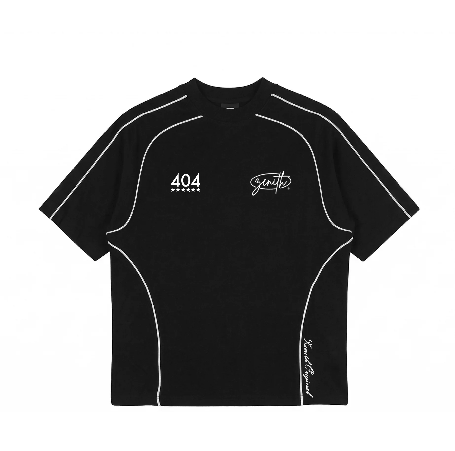 Ensemble Zenith – Black/Pink “Flames” (Hoodie + Jogger)