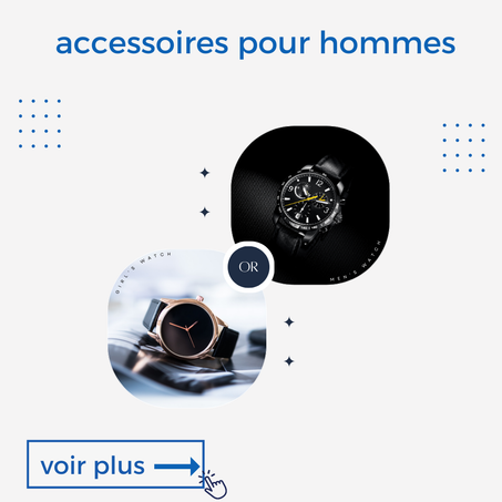 accessoires pour hommes