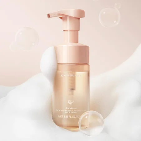 غسول وجه CARSLAN، غسول رغوي لطيف ومرطب للوجه، موس تنظيف مهدئ، ينظف المسام بعمق، مزيل مكياج، غسول يومي لجميع أنواع البشرة (3.38 أونصة سائلة)