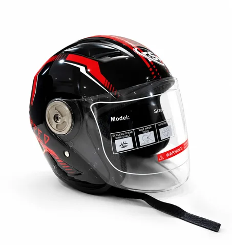 🔥casque moto FSJ  brillant