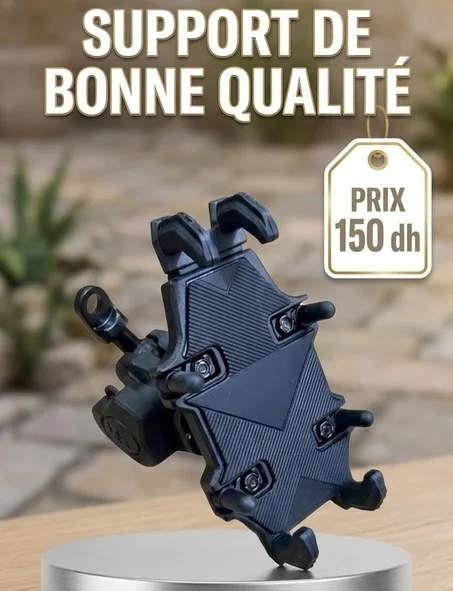 🏍🔥Support Téléphone Moto Anti-Vibration 360°