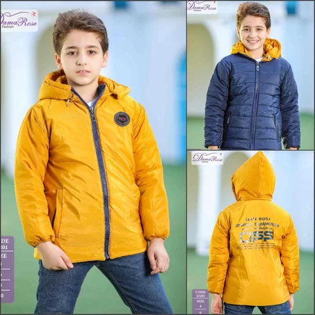 جاكت أولادي دبل فيس  كود: 201