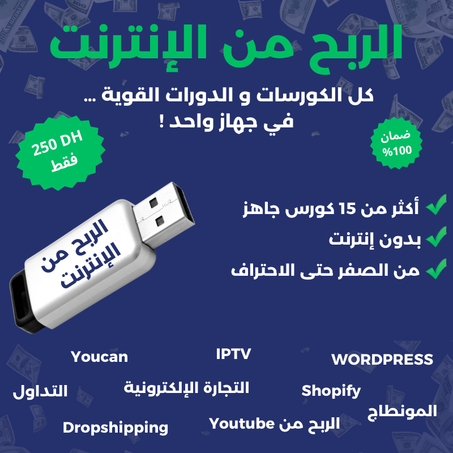 فلاشة الربح من الإنترنت