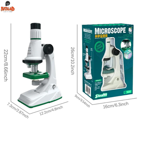طقم ميكروسكوب تعليمي للأطفال