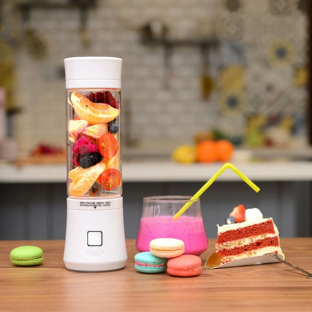 Mélangeur Portable à 4/6 lames pour Smoothie, jus de fruits, lait, Milk-Shakes, Rechargeable par USB