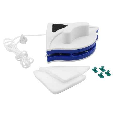 Nettoyeur magnétique double face 3-30mm, nettoyeur de vitres magnétique en forme d'éventail