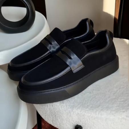 Mocassin Confortables En Daim