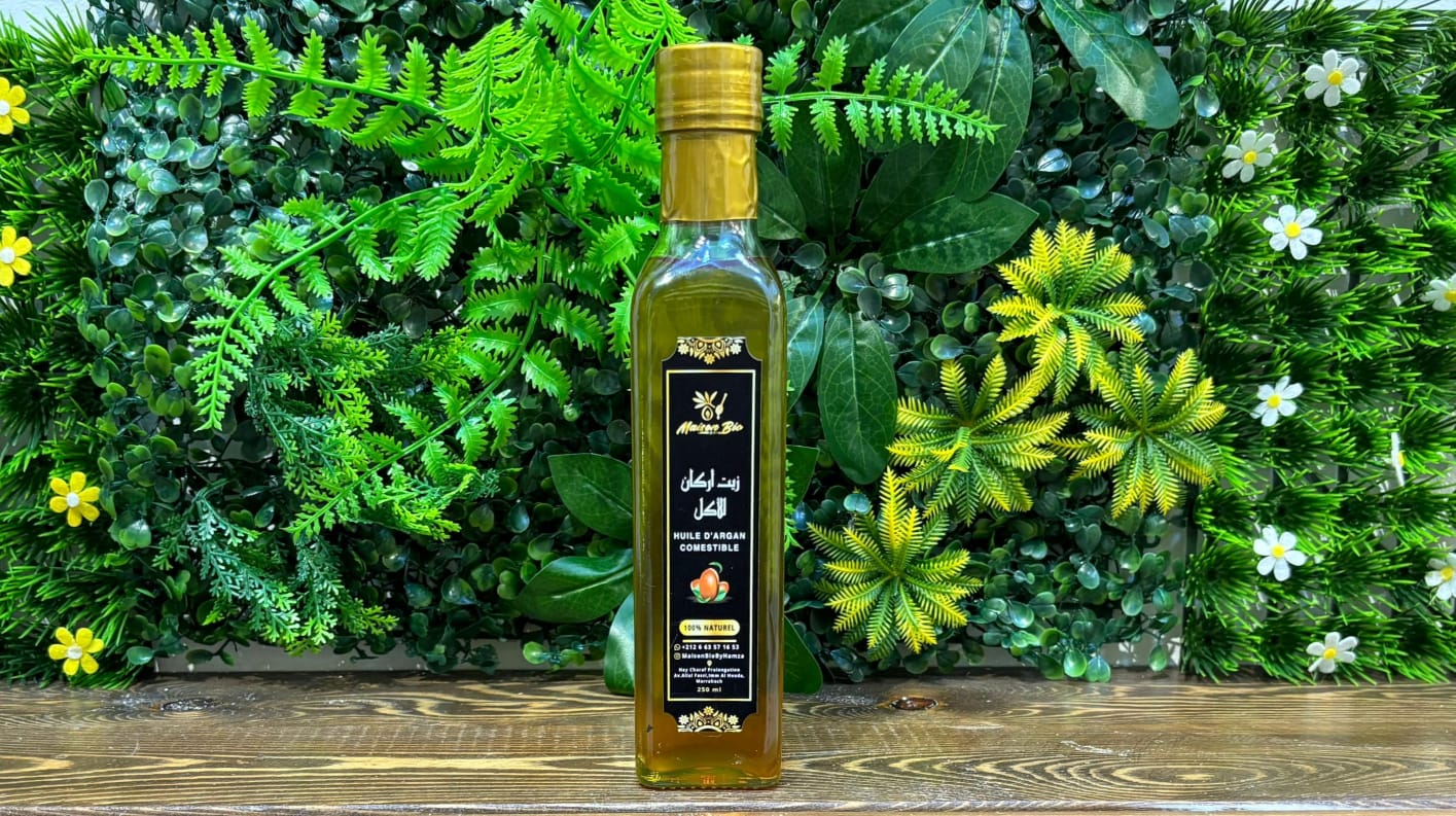 زيت الأركان الطبيعي للأكل