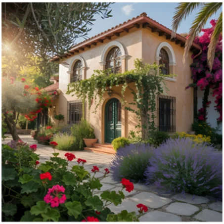 المنزل والحديقة