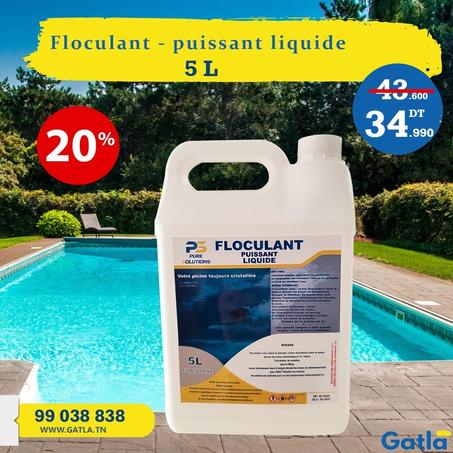 floculant 5 litres pure solution