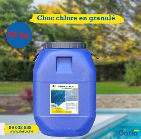 chlore choc emballage 50 kg