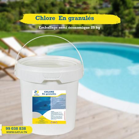 25 kg chlore en granulé