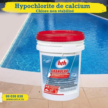 hypoclorite de calcium chlore non stabilisé 45 kg