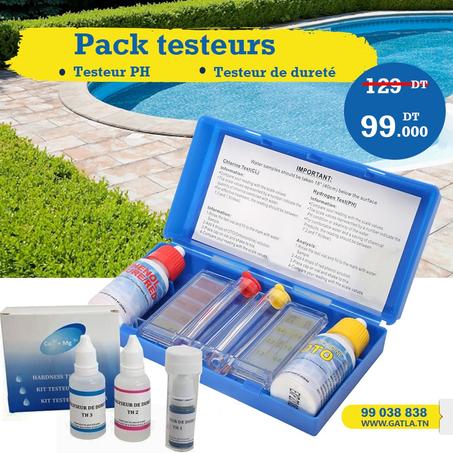 pack testeurs Ph chlore et dureté