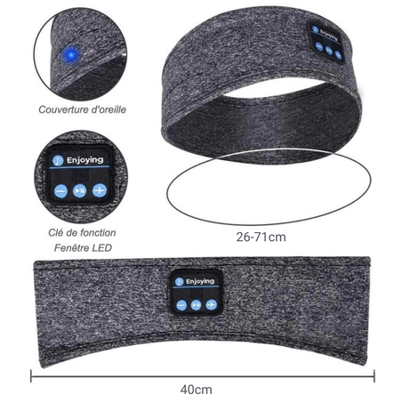 Smart Bandeau Bluetooth 3 en 1